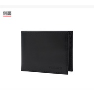 ✙❧Bifold Card Classic Calvin Klein CK Men's Wallet Luxury Leather Gift Box Short For Boyfriend Black