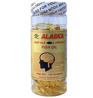 Alaska DEEP SEA Omega-3 Fish Oil 1,000 MG 100 SOFTGELS