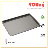 Baking Premium Teflon Square Cake Pan - 42Cm X 28Cm