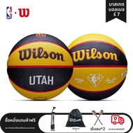 WILSON | ลูกบาสเกตบอลกลางแจ้งพร้อมตราสัญลักษณ์ Los Angeles Lakers