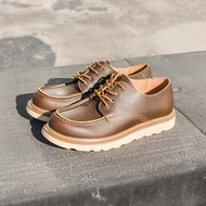 Vintage Crazy Horse Leather Martin Boots Mens Casual Shoes