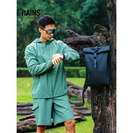 Rains Waterproof Fabric 13L Roll Top Backpack Computer School Bag Travel Commuter Men Women Rolltop/