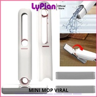 Mini Mop VIRAL Portable Folding Mini Mop - Kitchen Cleaner Portable Mini Mop Glass Cleaner
