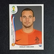 Football Sticker WESLEY SNEIJDER PANINI 2014 FIFA WORLD CUP BRASIL STICKERS COLLECTION