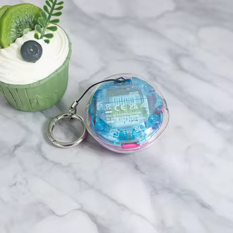 For Tamagotchi Uni Transparent Protective Cover Shell Hard Shell for Tamagotchi Uni Game Console wit