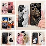 For Realme GT 7 Case Realme GT 7T Cool Owl Dragon Painted Cover Soft Silicone Case For Realme GT 7 P