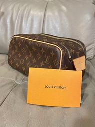 全新！便宜自售 Louis Vuitton dopp kit 經典老花梳洗包