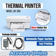 QR-368 Sticker Label Printer Thermal Printer Wireless Waybill Printer Thermal Printer Barcode