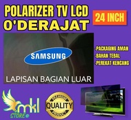 POLARIS POLARIZER TV LCD LED 24INCH O"DERAJAT PELAPIS PLASTIK FILM KHUSUS UNTUK BAGIAN LUAR ATAU DEPAN POLARIS LCD LED 24" INCH 0" DERAJAT