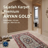 Imam Prayer Rug ARYAN GOLD Carpet "Size 90x120 cm"
