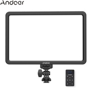 Andoer แฟลชวิดีโอแผงไฟ LED แบนพกพา VL192 2500K-9000K Bi-Color อุณหภูมิ Dimmable USB ขับเคลื่อนด้วยแม