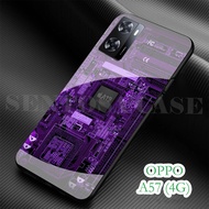 Softcase Glass Kaca OPPO A57 (4G) 2022 - Casing hp OPPO A57 (4G) 2022 [ S30 ].