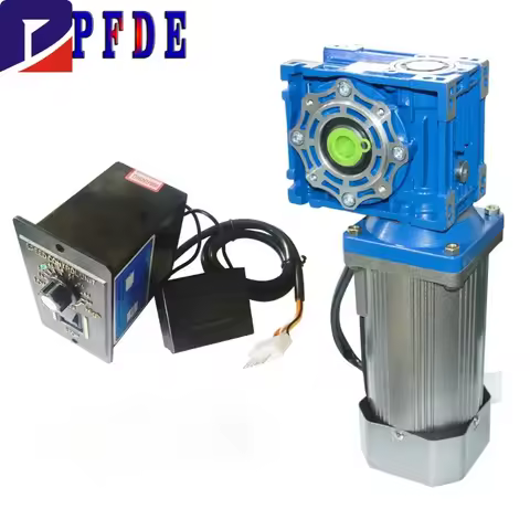 AC 110V/220V 180W Large Torque Worm Gear Motor 24RPM with AC Governor Kits Reducer Shaft Diameter 18
