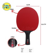Double Fish Black Carbon King 3Star BC 3 Table Tennis Ping Pong Bat Original