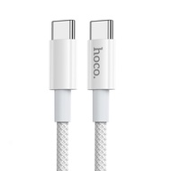 Cáp sạc nhanh Hoco X56 TypeC to TypeC 60W / TypeC to LN 20W dài 1M (Trắng) - Nhất Tín Authorised Sto