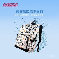 Samsonite's American Travel Backpack Computer Bag Junior High School Student Schoolbag Men's and Women's Korean Style CollegeNC1Shoulders