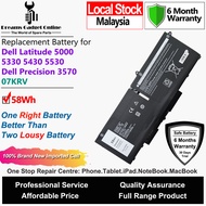 DELL Laptop Battery 07KRV 58Wh for DELL Latitude 5000 5330 5430 5530 7000 7330 7340 7350 Precision 3