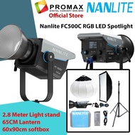 Nanlite FC500C FC-500 C RGB LED Spotlight for Videography (100% Original Nanlite) free softbox + 2.8