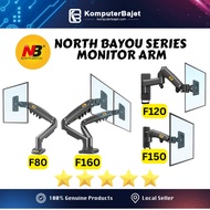 NB North Bayou SERIES F80 F160 F150 F120 H100 DUAL MONITOR VESA ARM TV Monitor Desktop Bracket Holde