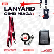 GANTUNGAN CIMB NIAGA Lanyard | EXMB LANYARD SET | CIMB Niaga HangingTALI