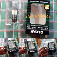 Led Headlight 2 Sides AC/DC AYOTO H6 M2B Original Original Duck Motor Matic Satria Etc