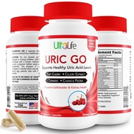 #1 URIC GO Uric Acid Cleanse Support Supplement for G.O.U.T - Natural Kidney Cleanse Detox Formula C