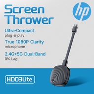 HP Wireless 4K Screen Mirroring Adapter - HDMI Dongle Plug & Play for Smart TV Projector iOS Android