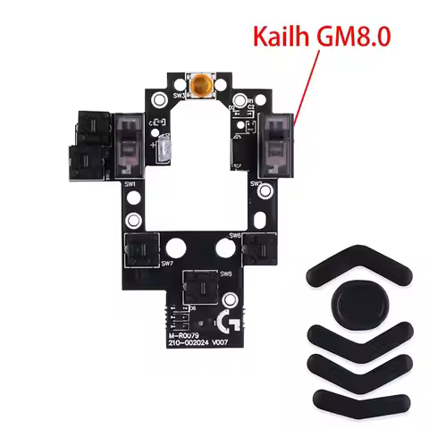 Original replacement micro board Kailth GM8.0 black Mamba micro for Logitech G604 wireless mouse rep