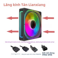 Quạt Tản Nhiệt Hình Thoi Pro4S 12 14cm 140mm ARGB Cho Máy Tính Để Bàn Nick Cool Fan Box Tản Nhiệt CP
