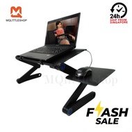 Portable Multifunctional Adjustable Laptop Table Desk Tray Laptop Stand Foldable Laptop Desk Portable Adjustable Alloy