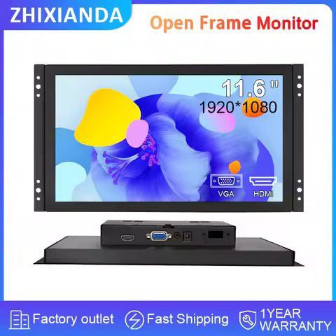 IPS Touch Screen Monitor 11.6 Inch 12 Inch Wide 10 Points Touch Capacitive Industrial Touch Monitor