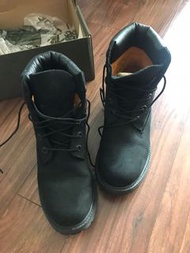 Size 39/US8 Timberland premium 6 in waterproof boot black nubuck Women 女裝百搭防水靴