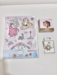 迪士尼長髮公主樂佩Tangled眼影rapunzel髮夾長髮公主樂佩貼紙Disney魔髮奇緣一番賞