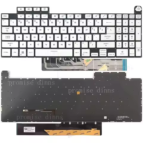 M New for ASUS TUF Gaming A15 FA507XI FA507NV FA507NV US Keyboard cyan Backlit