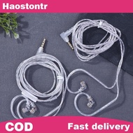 haostontr 3.5MM 2PIN In Ear Wired Earphones KZ Silver Plated KZ Earphones Cables Upgrade Cable With 