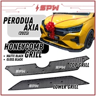 Perodua Axia (2023-2025) Honeycomb Front Grill Mesh Design Front Grilles Exterior Accessories ABS De
