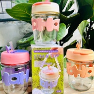 Cute HOHO HAHA Multicolored Glass Cup 350ml