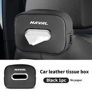 Leather Car Sun Visor Tissue Boxes Seat Back Tissue Storage Bag For Haval H9 F7x F7 H5 H4 H2 H6 JOLI
