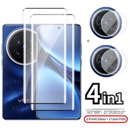 4in1 Tempered Glass For Vivo X200 Vivox200 Pro FE Screen Protector Film Camera Lens Protective Films