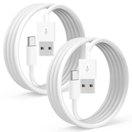 [3Ft+6Ft 2-Pack] USB A to USB C Cable for IPhone 16/15/16E(SE4), Car Carplay Charging Cord for IPhon