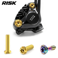 RISK Bicycle Titanium Alloy Caliper Locking Screw and Oil Circuit Screw Suitable for R4770/R7070/807