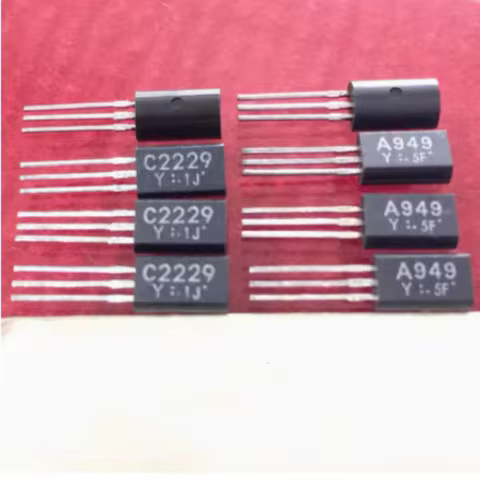5pairs/lot A949 C2229 2SA949 2SC2229 Brand New Original Genuine Audio Amplifier Pairing Tube TO-92