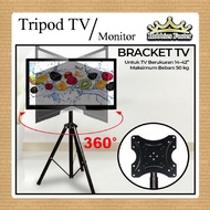 HBF TV TRIPOD Monitor Bracket TRIPOD/ for 14 inch - 42 inch Standing Mount/