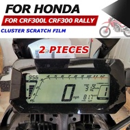 Dashboard Screen Scratch Protection Film For Honda CRF300L CRF300 Rally CRF 300 L 300L 2022