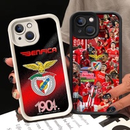 BI70 B-Benfica Casing for iPhone 14 7 13 8 Plus Pro Max White Black