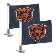 FANMATS NFL Unisex-Adult Ambassador Car Flags - 2 Pack Mini Auto Flags, 4in X 6in