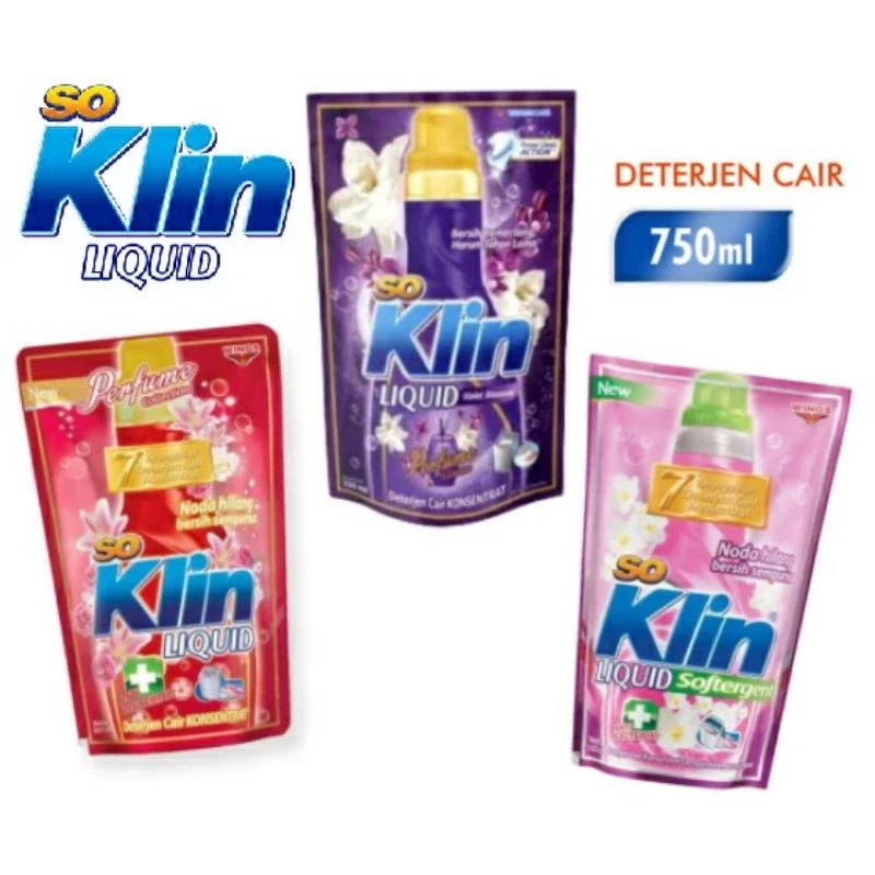 SO KLIN Liquid Detergen Cair 750ml All Variant