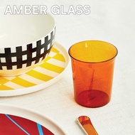 แก้วน้ำ ทนร้อน/เย็น Amber Glass ขนาด 250 ml.