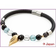 [Yuzuru Hanyu's favorite product] phiten RAKUWA Bracelet Wings Gold 【Direct from Japan】
