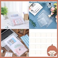 Silin 20Pcs Clear File Envelope Bag 4x4Inch 7x5Inch 5 5x7 5Inch 9 5x4Inch 9 5x7Inch